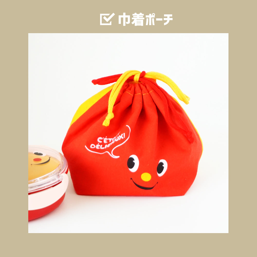 【スピード発送】ニッキョロ 巾着ポーチ&ミニハンカチ2枚の3点セット
