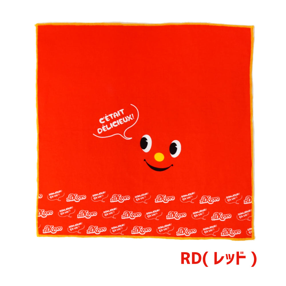 【スピード発送】ニッキョロ ミニハンカチ 25cm×25cm