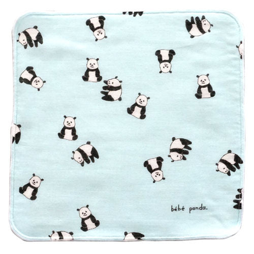 【スピード発送】bebe panda ガーゼタオルハンカチ 24cm×24cm