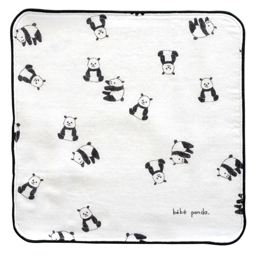 【スピード発送】bebe panda ガーゼタオルハンカチ 24cm×24cm