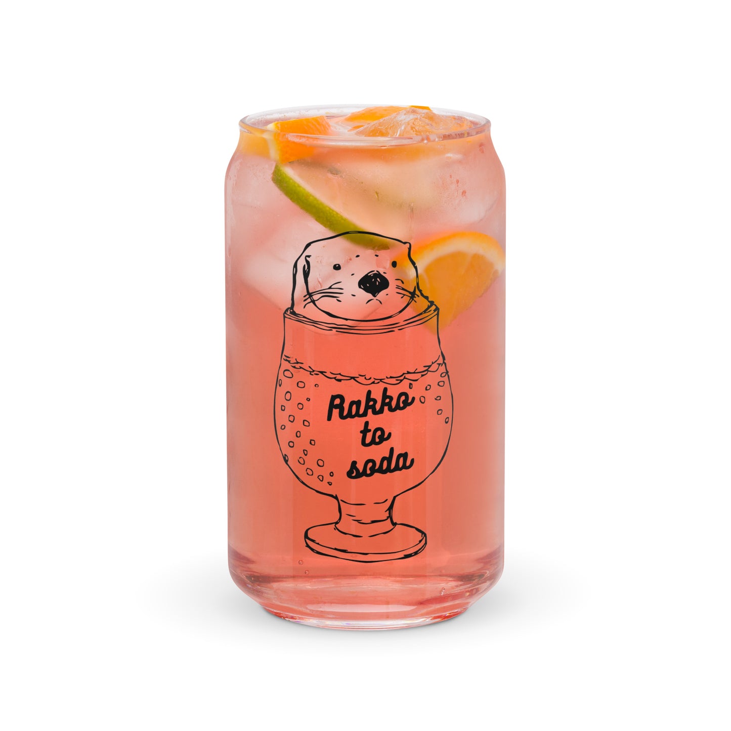 Rakkotosoda ラッコとソーダ | 缶型グラス
