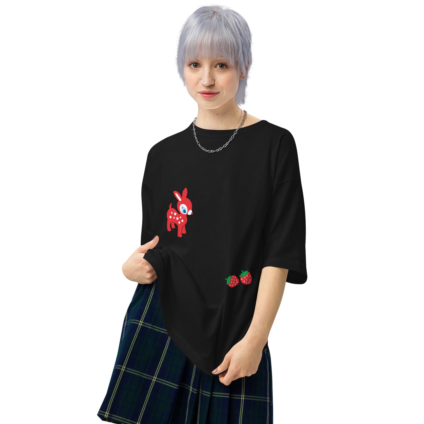 Puchi Babie | Big Silhouette T-shirt (Petit Babie & Strawberry)