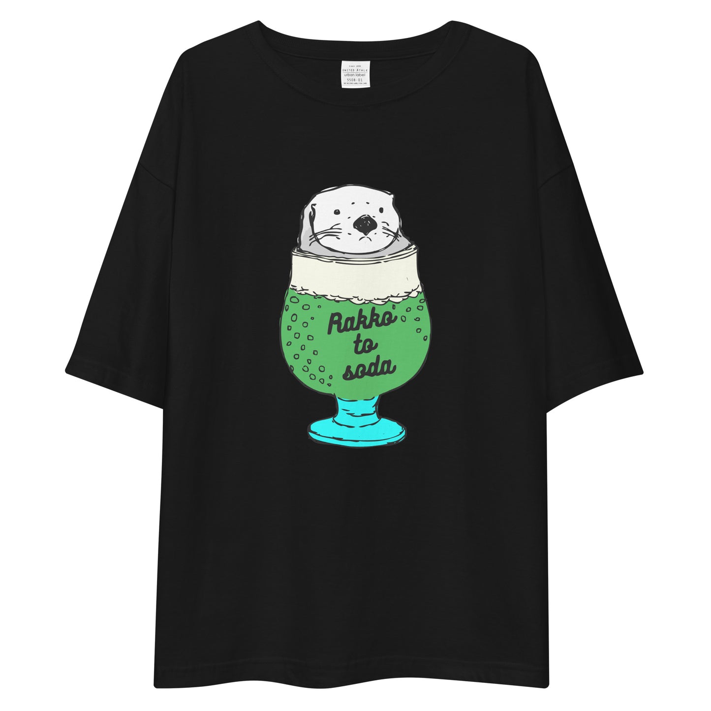Rakkotosoda ラッコとソーダ | ビッグシルエット Tシャツ (カラフル)