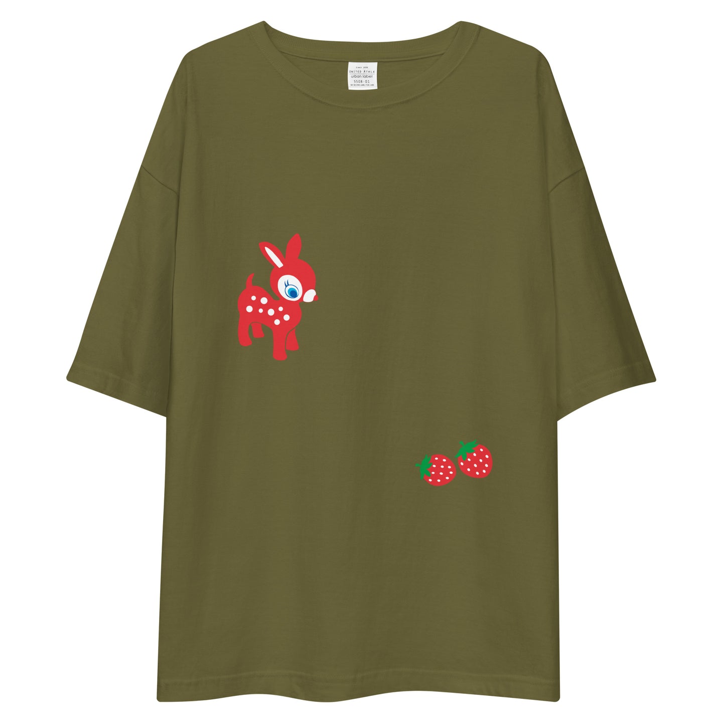 Puchi Babie | Big Silhouette T-shirt (Petit Babie & Strawberry)