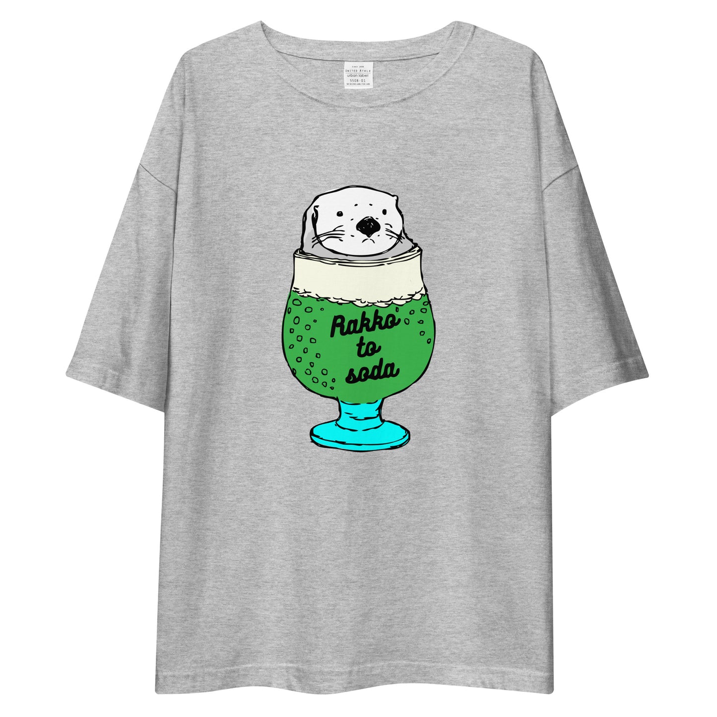Rakkotosoda ラッコとソーダ | ビッグシルエット Tシャツ (カラフル)