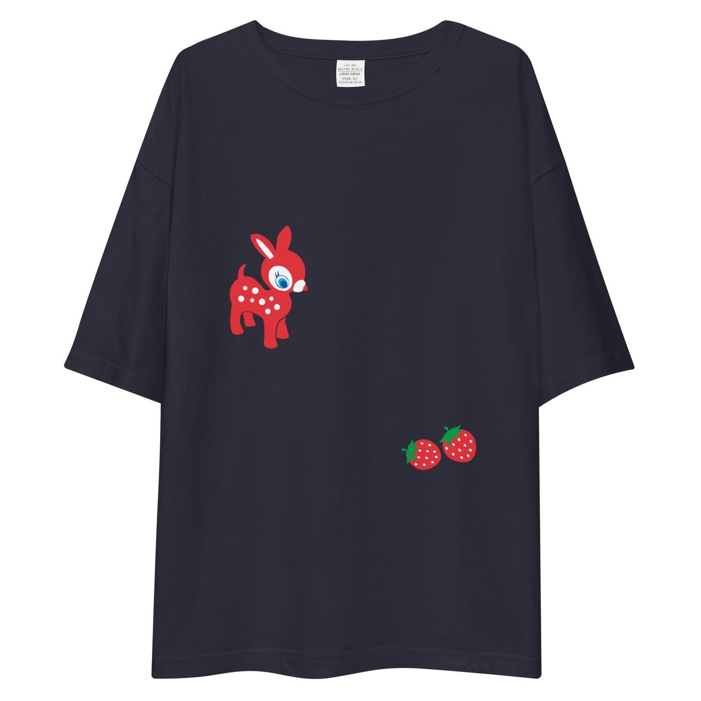 Puchi Babie | Big Silhouette T-shirt (Petit Babie & Strawberry)