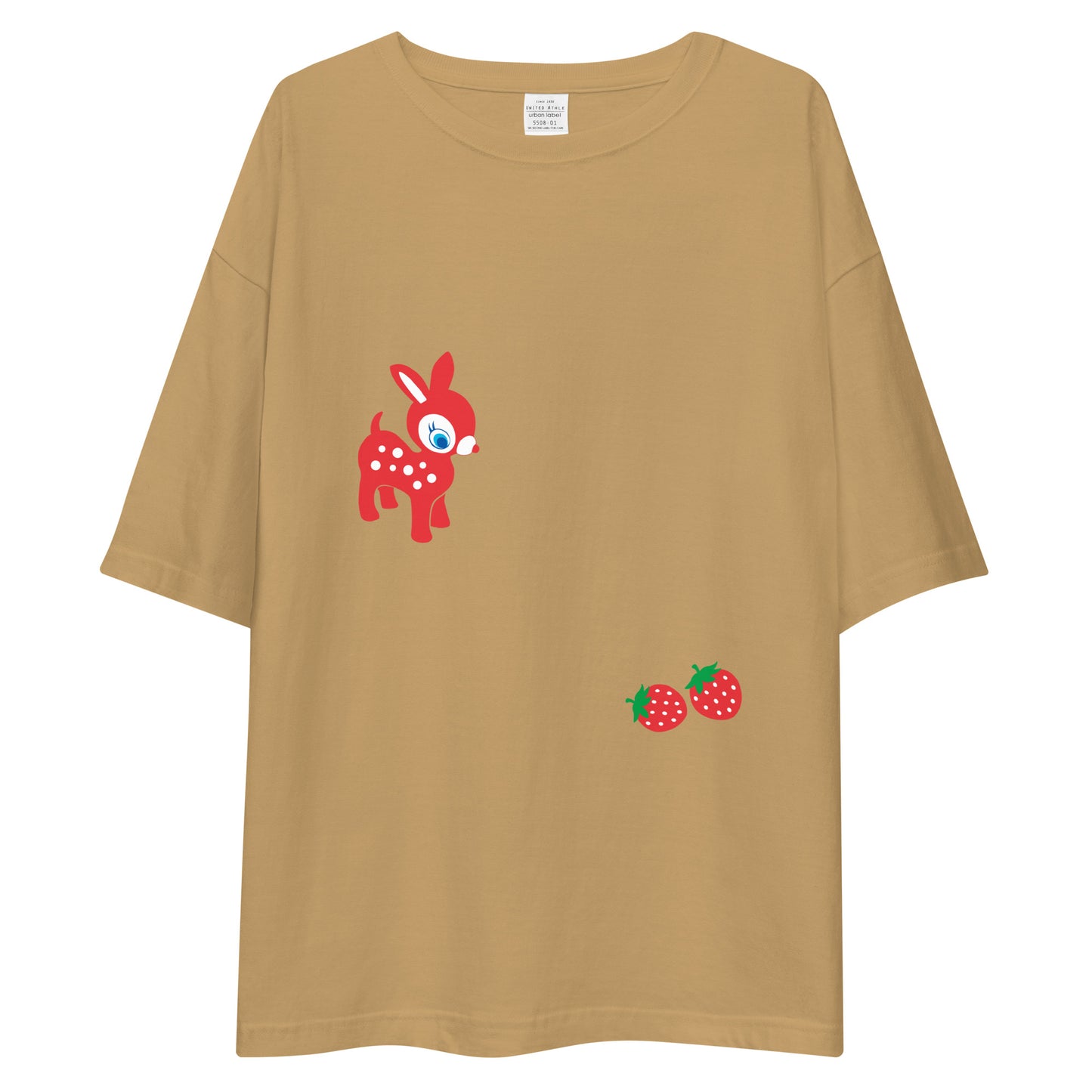 Puchi Babie | Big Silhouette T-shirt (Petit Babie & Strawberry)