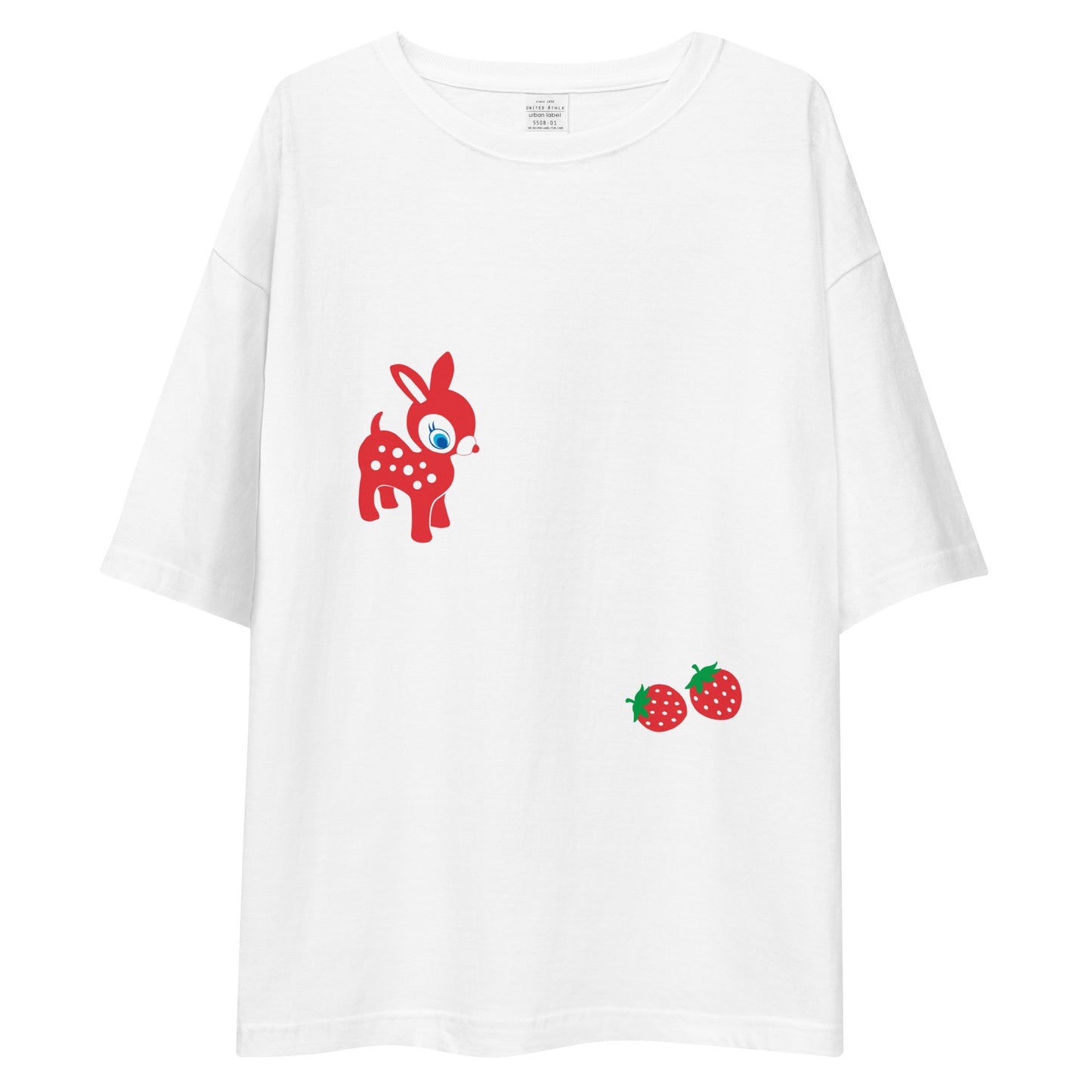 Puchi Babie | Big Silhouette T-shirt (Petit Babie & Strawberry)