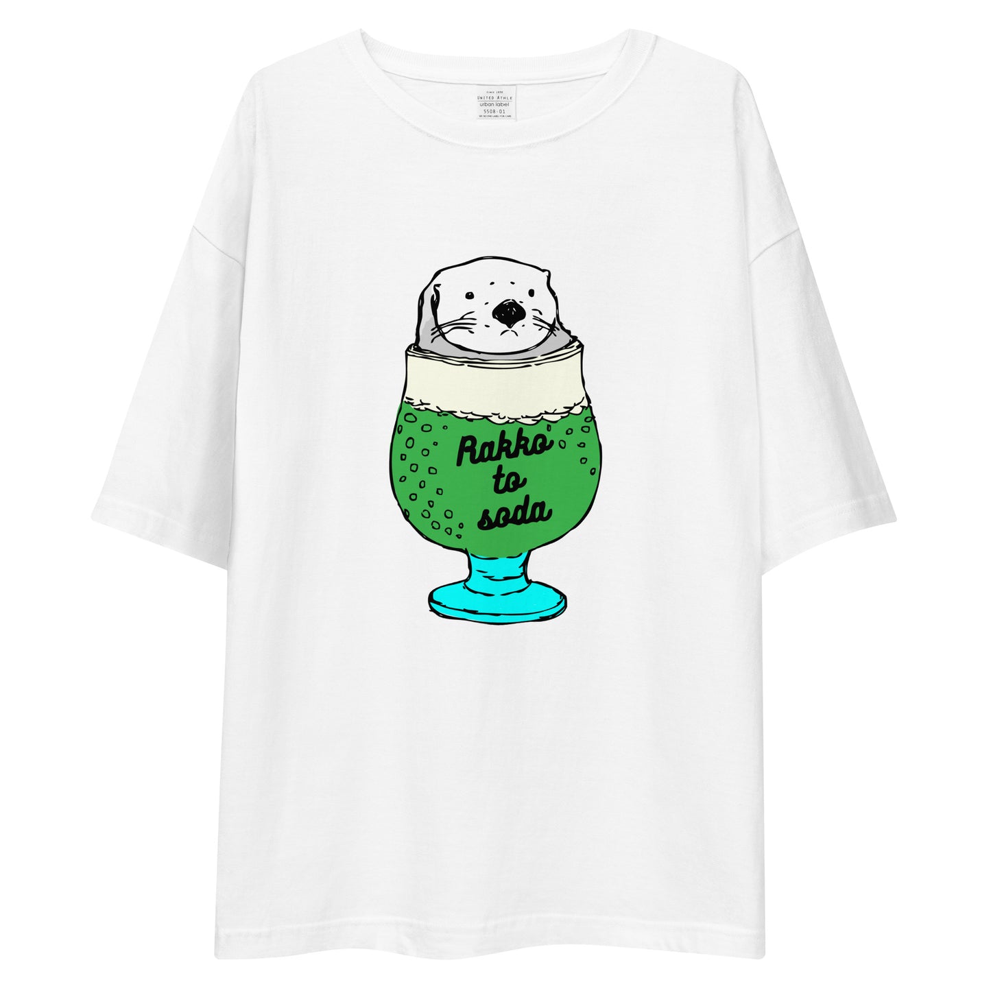 Rakkotosoda ラッコとソーダ | ビッグシルエット Tシャツ (カラフル)