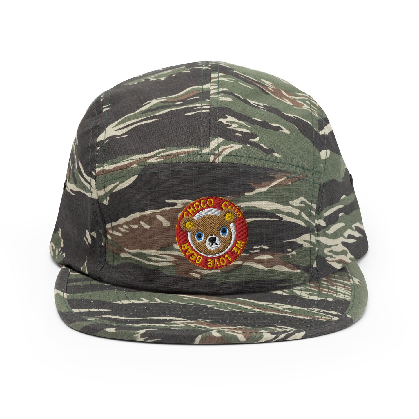 Choco Chip Bear Choco Chip Bear | 5 panel cap (face)
