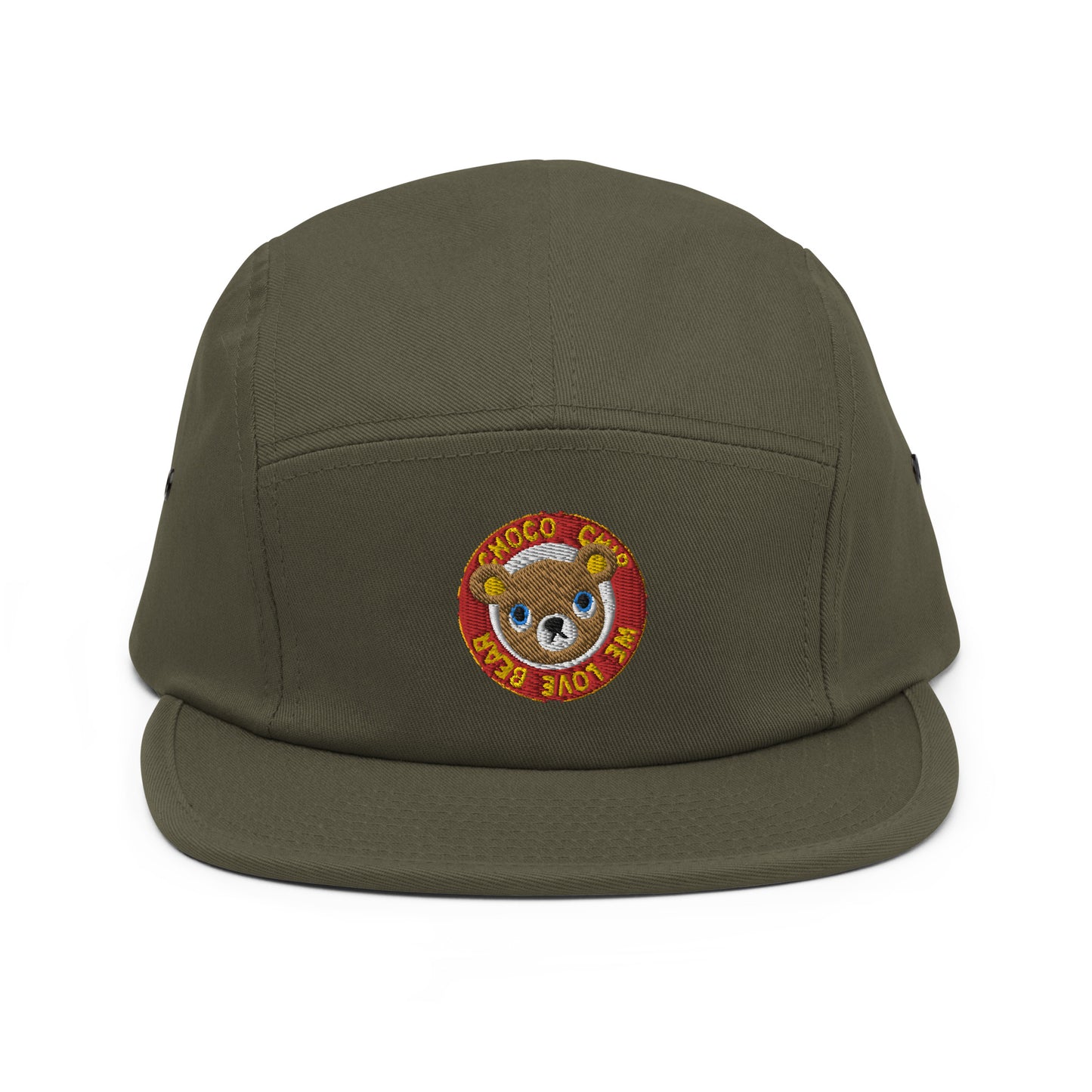 Choco Chip Bear Choco Chip Bear | 5 panel cap (face)