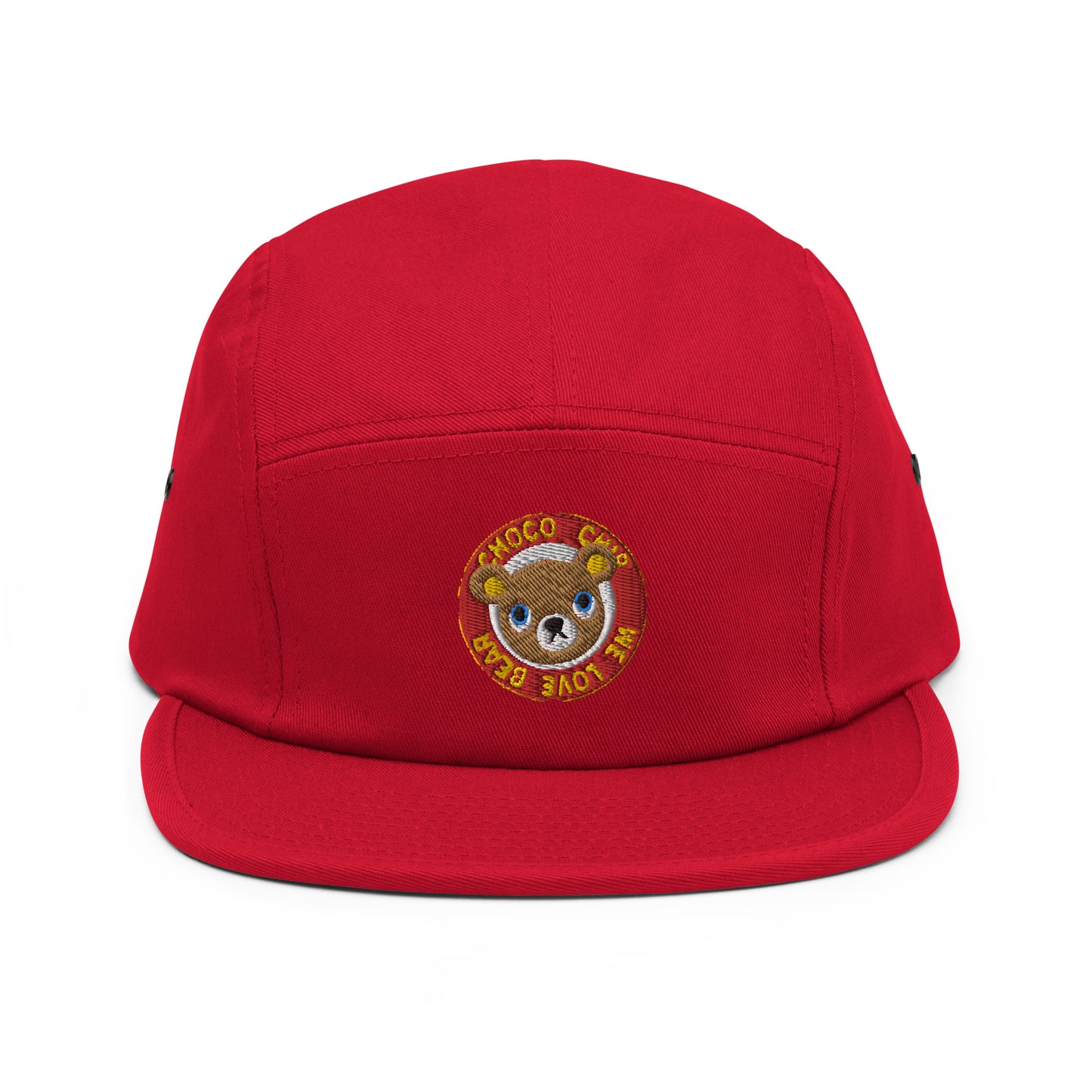Choco Chip Bear Choco Chip Bear | 5 panel cap (face)