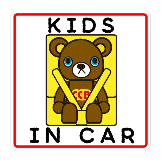 Choco Chip Bear チョコチップベア | KIDS-IN-CAR ステッカー