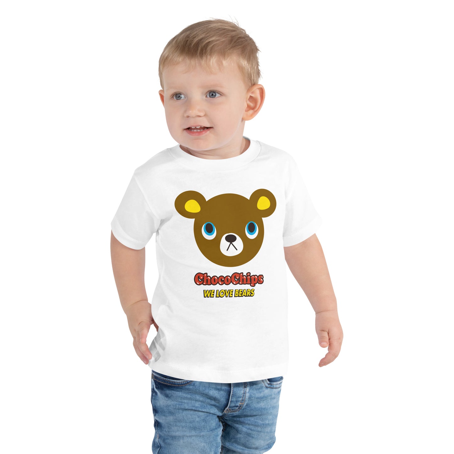 Choco Chip Bear チョコチップベア | Tシャツ キッズ（フェイス）