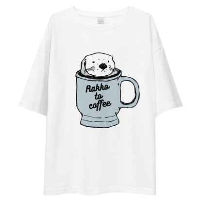 Rakkotocoffee ラッコとコーヒー | ビッグシルエット Tシャツ (カラフル)